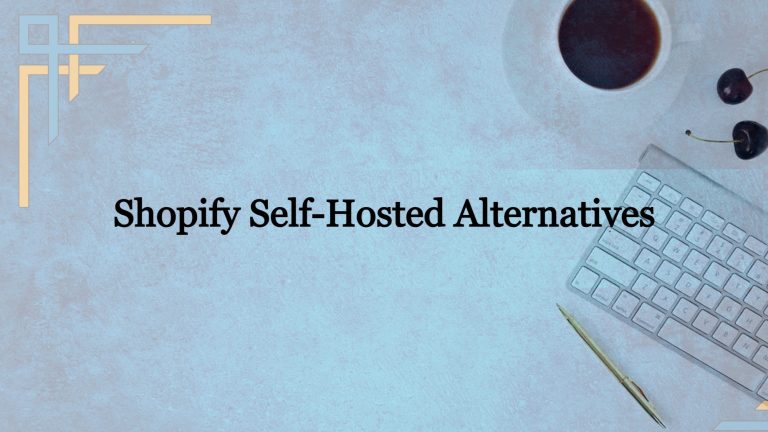 Self-Hosted Alternatives