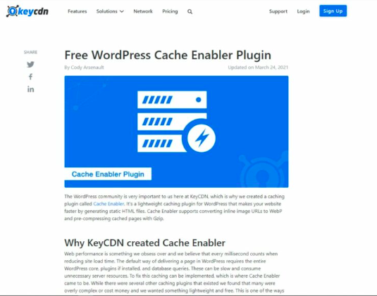 Cache-Enabler-Cache-Plugin
