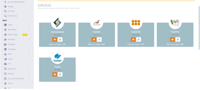 CyberPanel-Services