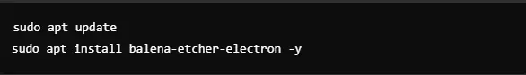 install Balena Etcher on Debian 12