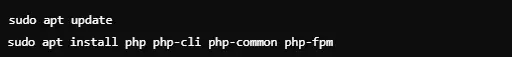 installing PHP