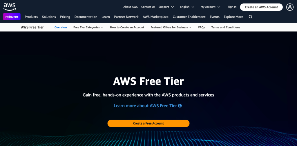 AWS-virtual machine-free-tier