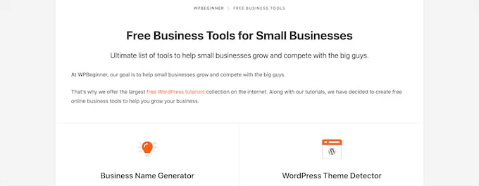 WordPress Page