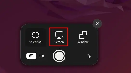 How to take screenshot in Ubuntu using default tool