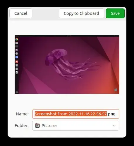 taking screenshot