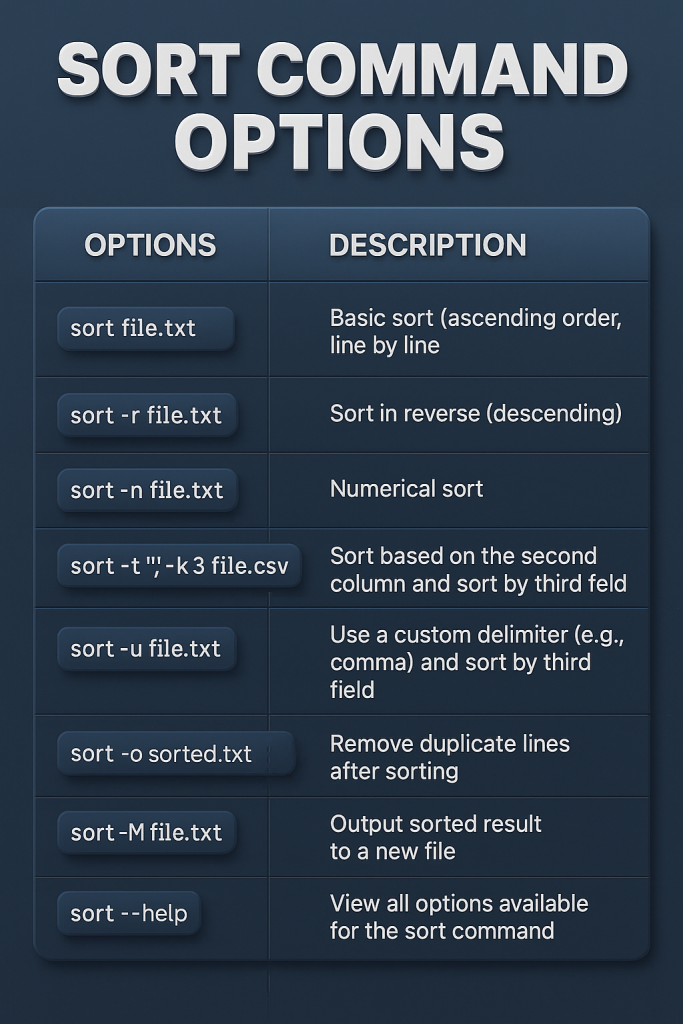 Linux-sort-command-options-full-guide-for-2025