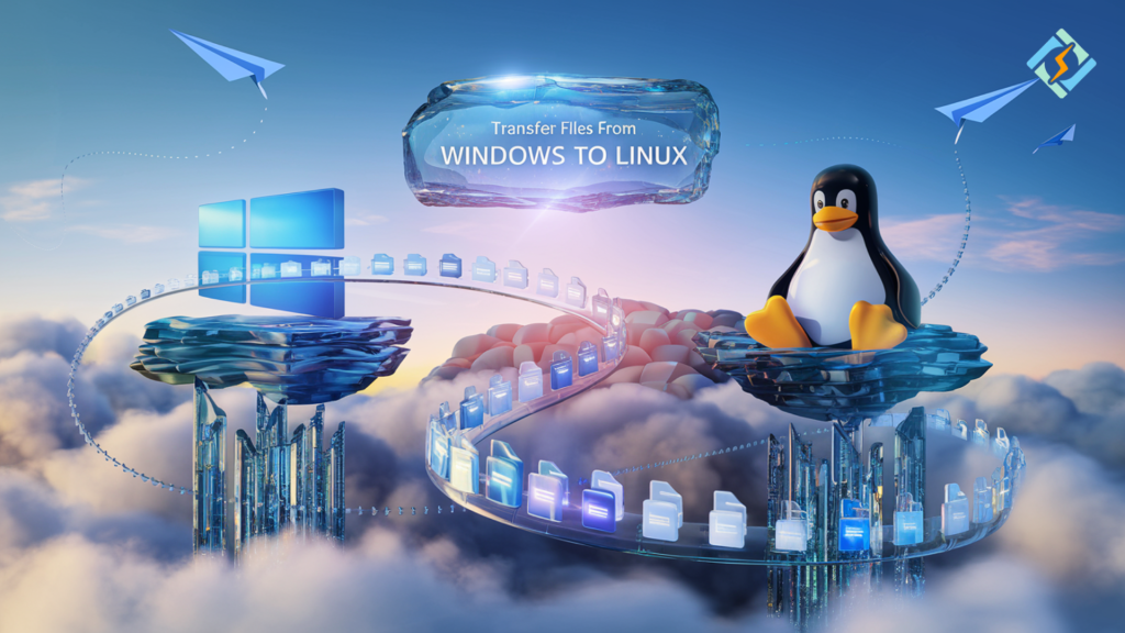 Transfer files from Windows to Linux
