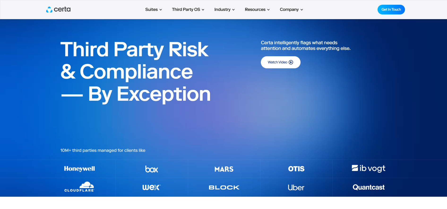 Certa Third-Party Risk Automation